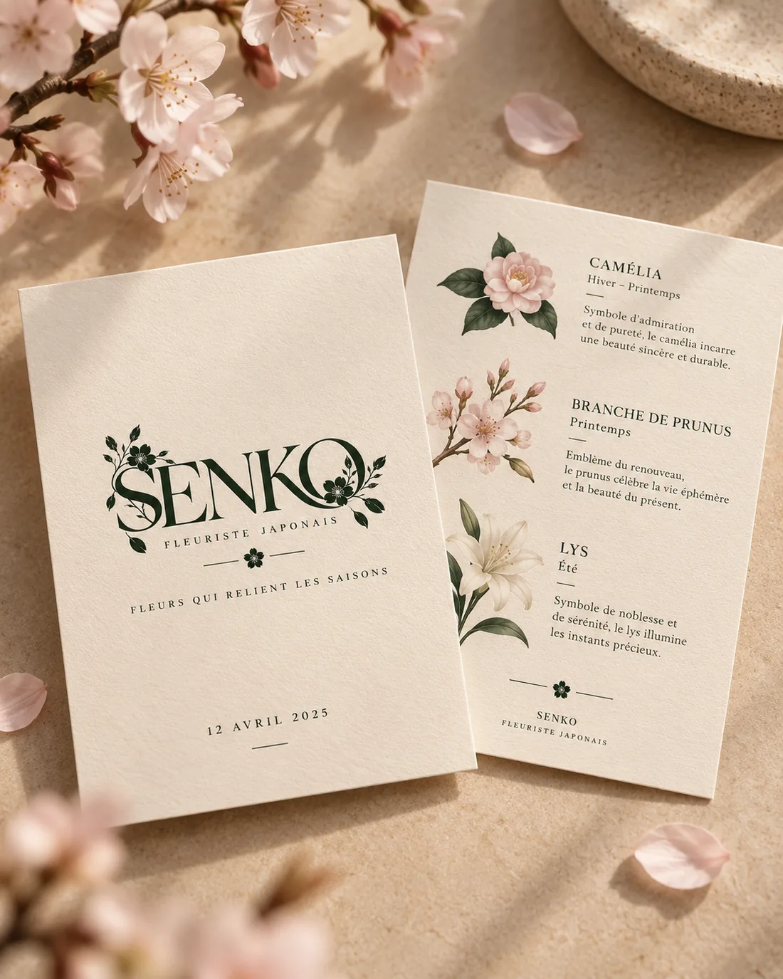 Carte de correspondance SENKO